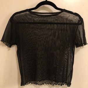 Mesh Crop Top